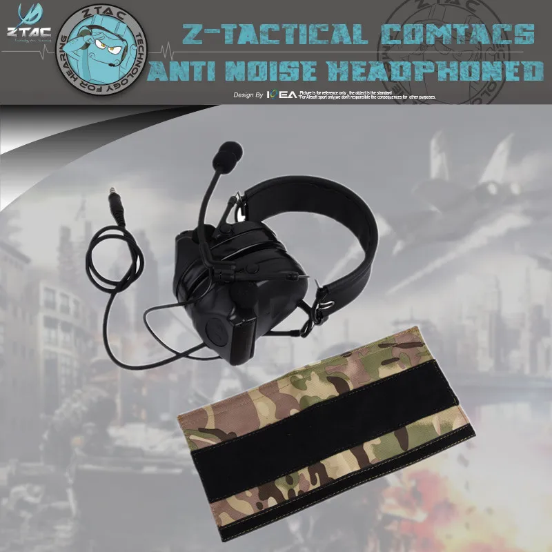 Z-TAC Softair авиационная гарнитура Peltor Comtac II гарнитуры шум шумоподавления с силиконовым наушники из губки наушники для съемки