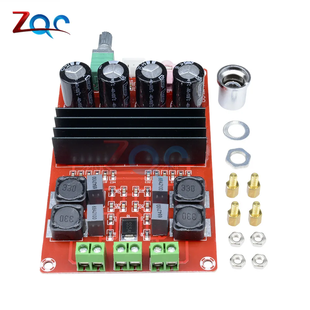 Двухканальная плата цифрового усилителя звука для Arduino TPA3116D2 100 Вт + 12 24 В 2x100 Вт|board