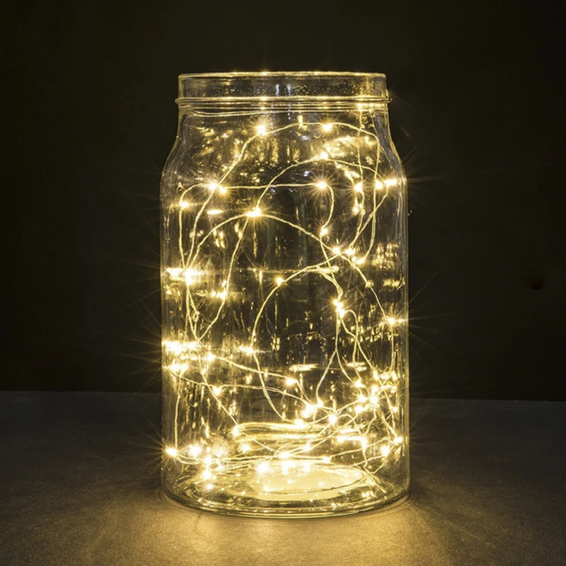 

LED Starry String Lights Fairy Micro LEDs Copper Wire, Battery Powered included for Party Christmas Wedding Decoration lamps