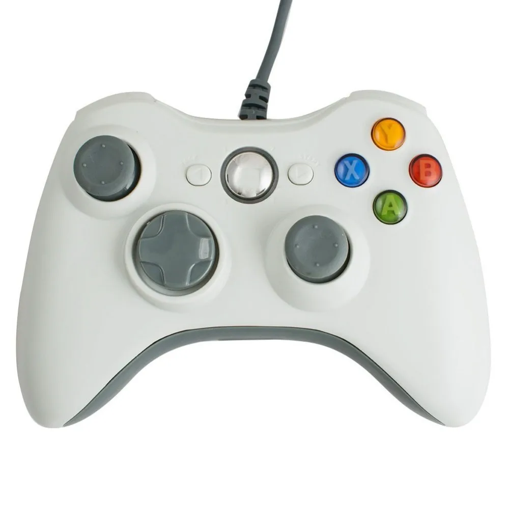 USB проводной джойстик игрового контроллера для microsoft для Xbox Slim 360 для ПК для Windows7 игровой контроллер Джойстик