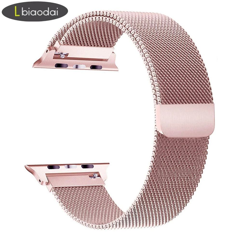 

Milanese Loop for Iwatch band 38mm Apple Watch 4 3 band 42mm 44mm 40mm Stainless Steel Bracelet Wrist Strap Watchband pulsera