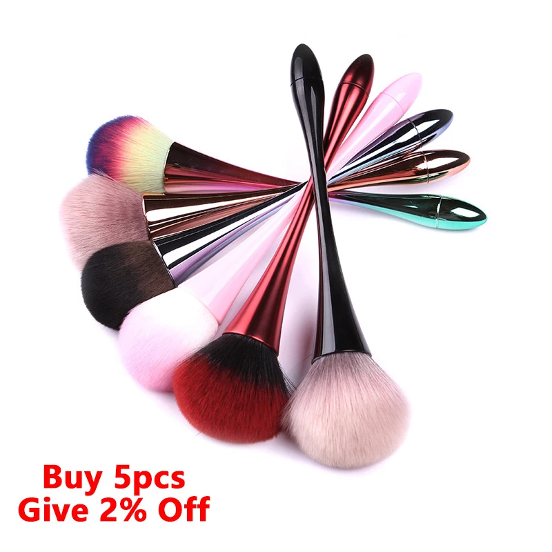 

Soft Nail Dust Cleaning Brush Nail Glitter Remover UV Gel Powder Removal Acrylic Nail Brushes Manicure Tools