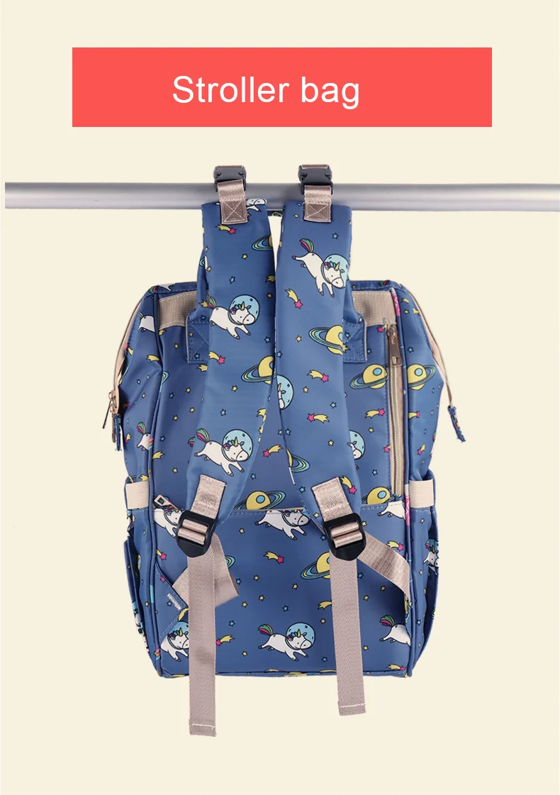 Baby Diaper Bag Mummy Maternity Travel Nursing Backpack Waterproof Changing Nappy Bags Large Capacity Wet Bag For Baby Stroller  (14)