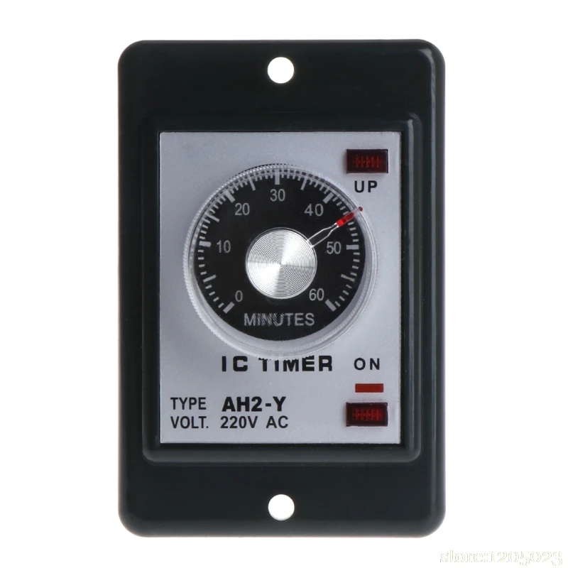 

0-60 seconds/minutes Power On Delay Timer Time relay with socket base AC 220V AH2-Y W329