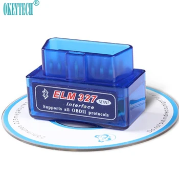 

OkeyTech Super Mini ELM327 V2.1 OBD2 OBDII Bluetooth Auto Diagnostic Interface Scanner Diagnostic-Tool Code Reader for Android