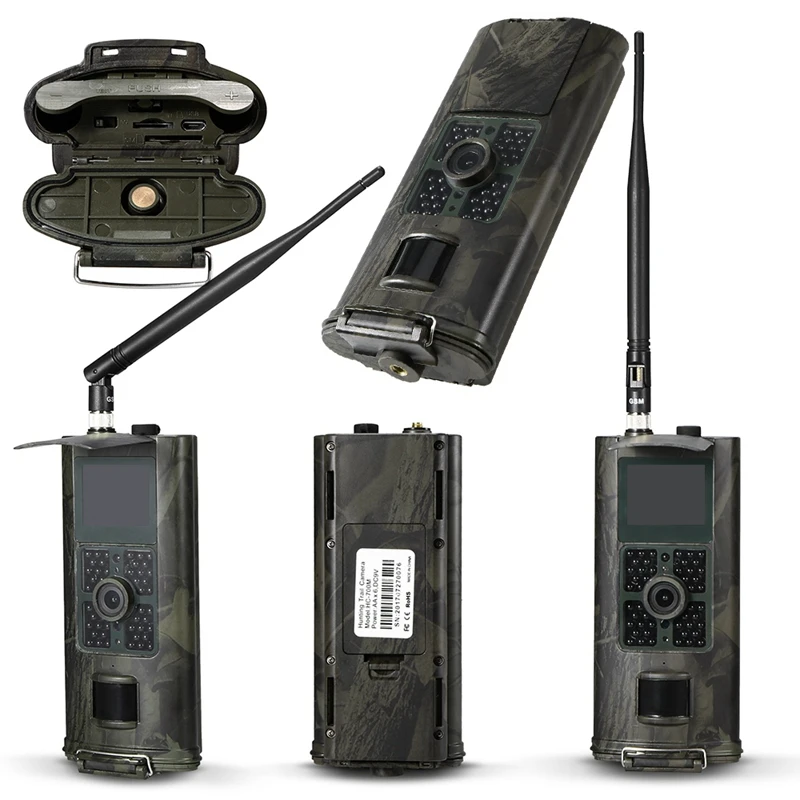 2G Gsm Wild Hunting Camera Traps Photo Hc700M 16Mp 1080P Mms Infrared Night-Vision Video Cameras Surveillance