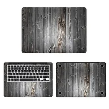 Черное дерево зерна полное покрытие кожи для Macbook Стикер Pro Air retina 11 12 13 15 дюймов 17 hp acer Mac Mi поверхность книга ноутбука Наклейка