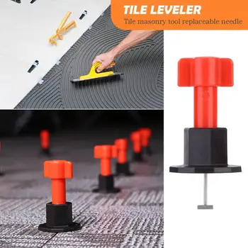 

24pcs Level Wedges Tile Spacers for Flooring Wall Tile Leveling System Leveler Locator Positioner Tile Masonry Tool
