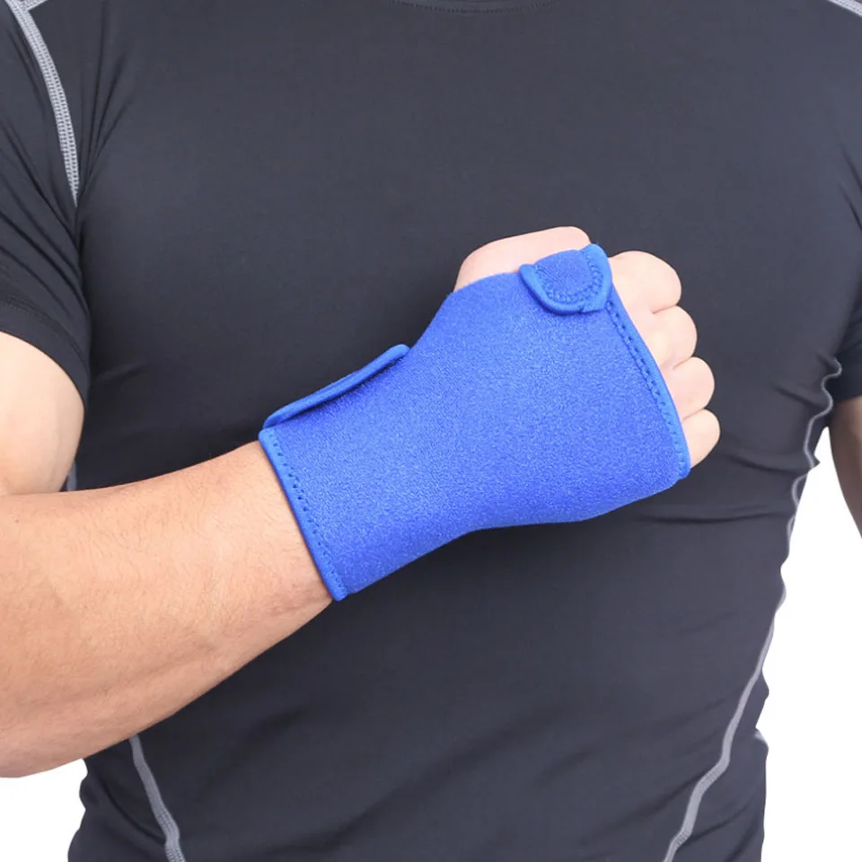 AOLIKES 1 шт. бандаж Ортопедический карпальный туннель рука запястья Поддержка Brace полезные открытый шина растяжения артрит ленточный ремень - Цвет: Blue