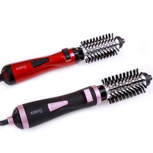 2 In 1 Electric Hair Curler Rotating Hot Hair Brush Multifunctional Hair Dryer Volumizer Rotate Hair Straightener Curler Comb