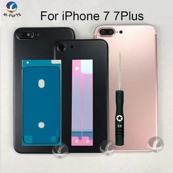 

Universal Version Back Housing For iPhone 7 7P Plus Metal Case Battery Cover Frame Middle Chassis Lid Case Body With Free Gift