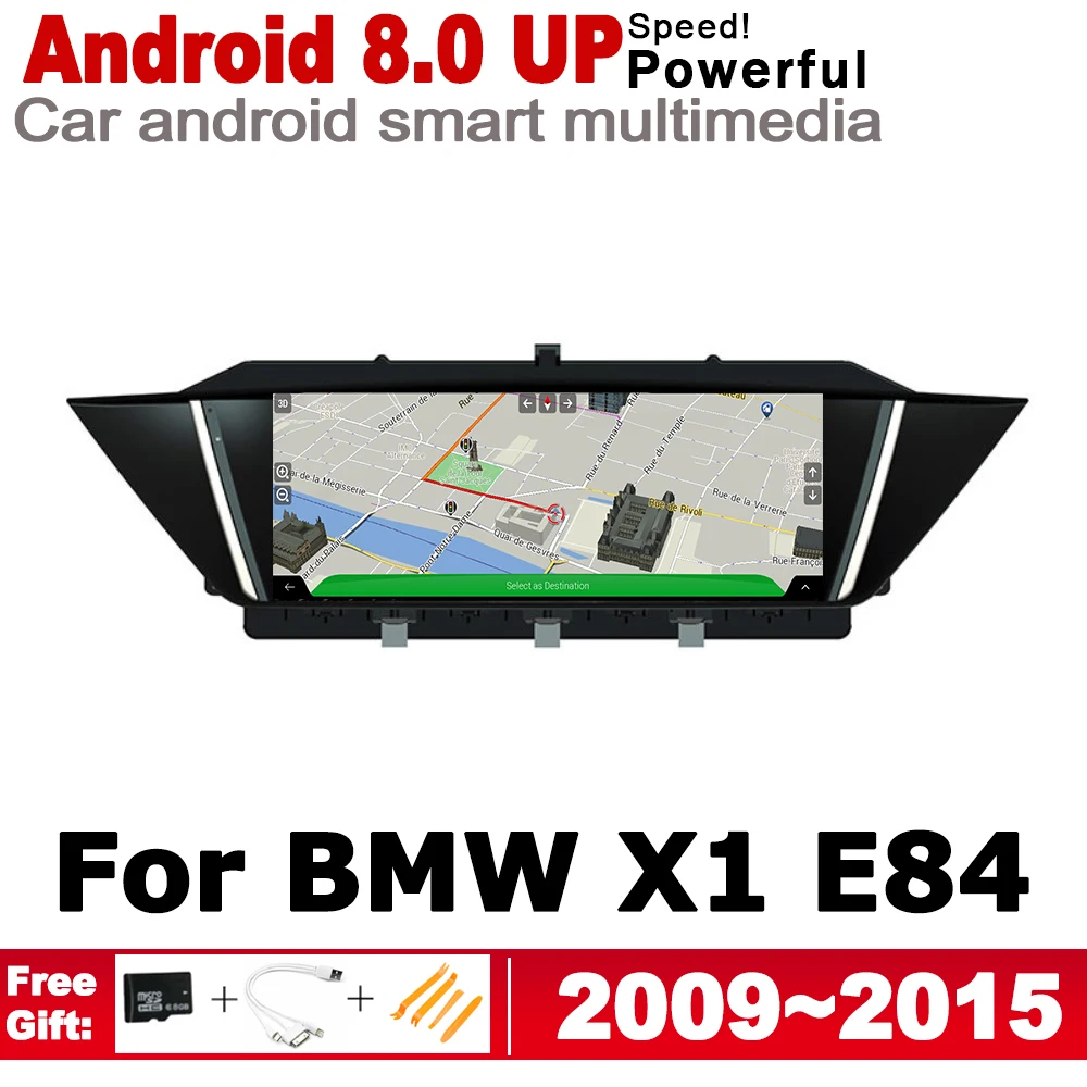 

2G+16G Android 7.0 up Car radio GPS multimedia player For BMW X1 E84 2009~2015 Navigation WiFi BT Radio Media