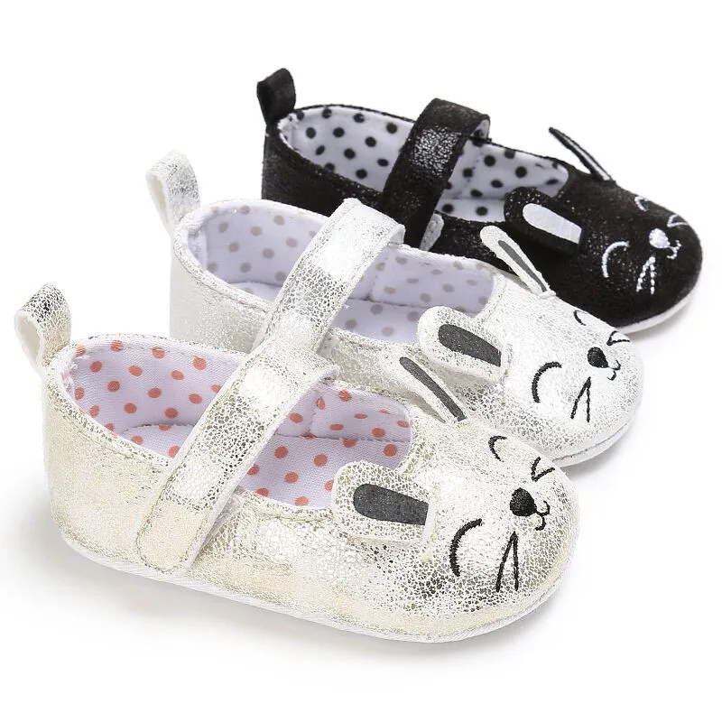 Newborn Baby Girl Soft Sole Mouse Soft Sole Crib Shoes Toddler Kids Infant Anti-slip Sneaker Prewalker 0-18M Fashion Lovely