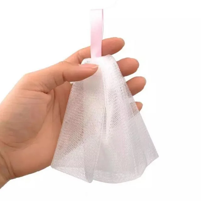 5Pcs/Lot Travelling Wash Packing Double Layer Bubble Maker Foaming Net