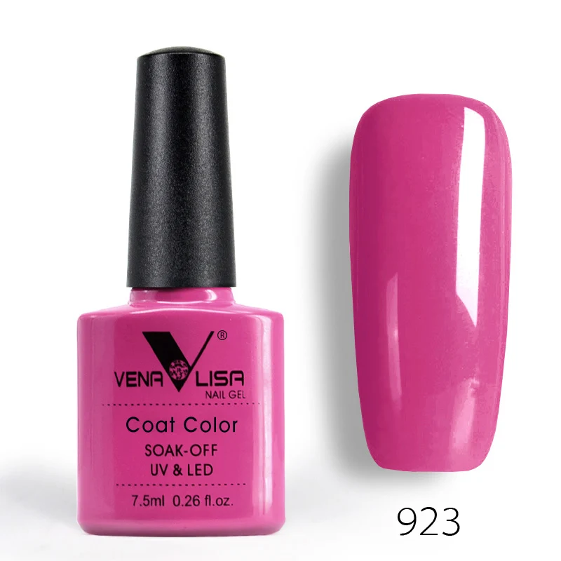 Venalisa Гель-лак для ногтей 60 цветов, высокое качество, продукт для дизайна ногтей, впитывается без запаха, органический УФ-гель для ногтей, лак, Гель-лак - Цвет: 923