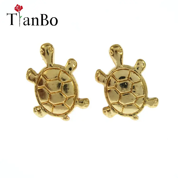 TianBo шик ретро черепаха Милая черепаха животных серьги гвоздики ювелирные изделия для женщин Девушка подарок серьги-гвоздики