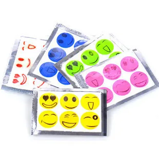 

Stationery Sticker Insect cartoon smiley stickers / baby mosquito repellent paste Prevent mosquito bites Z11
