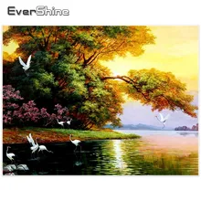 EverShine алмазная вышивка полная выкладка пейзаж алмазная мозаика картины стразами распродажа вышивка бисером декор для дома