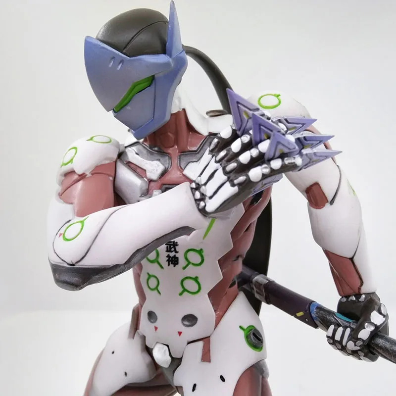 30 CM Game OW Ninja Shimada Genji Joints Moveable Action Figure Model Toys Collections
