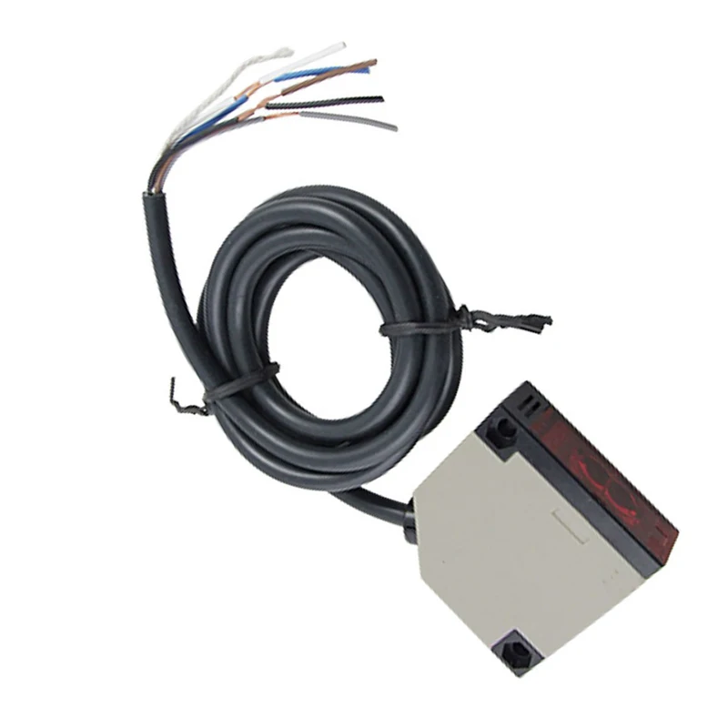 

E3JK-R4M12 Retroreflective Photoelectric Switch Sensor w Reflector