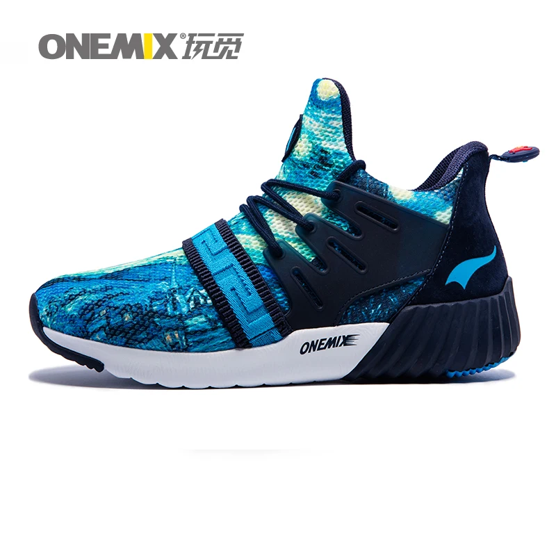 ONEMIX мужские кроссовки для бега женские спортивные туфли высокие Прогулочные кроссовки спортивные мужские черные белые увеличивающие рост размеры 36-45