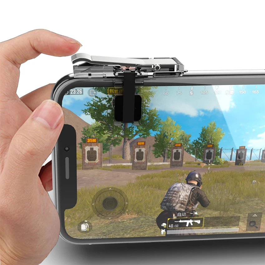 Phone Gamepad Trigger Fire Button Aim Key Smart phone Mobile Games L1R1 Shooter Controller For PUBG for smartphones