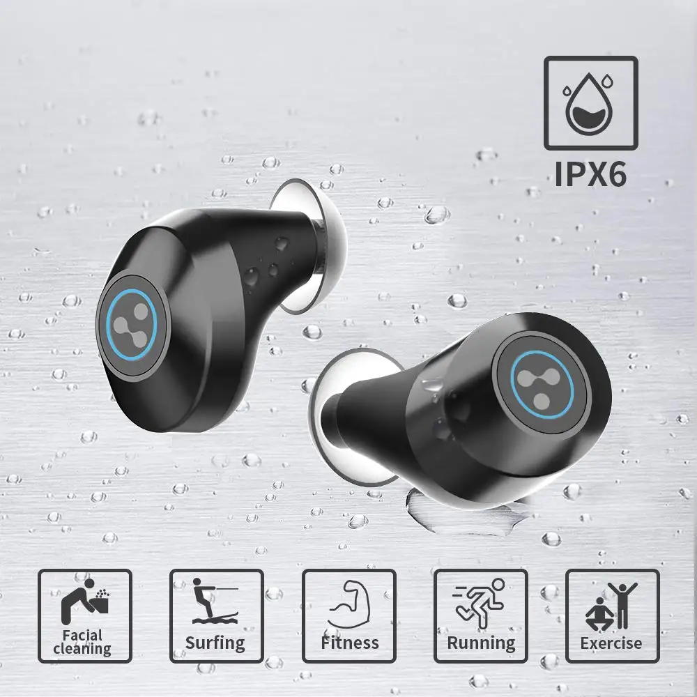 bluetooth verdadeiro estéreo sem fio fones à