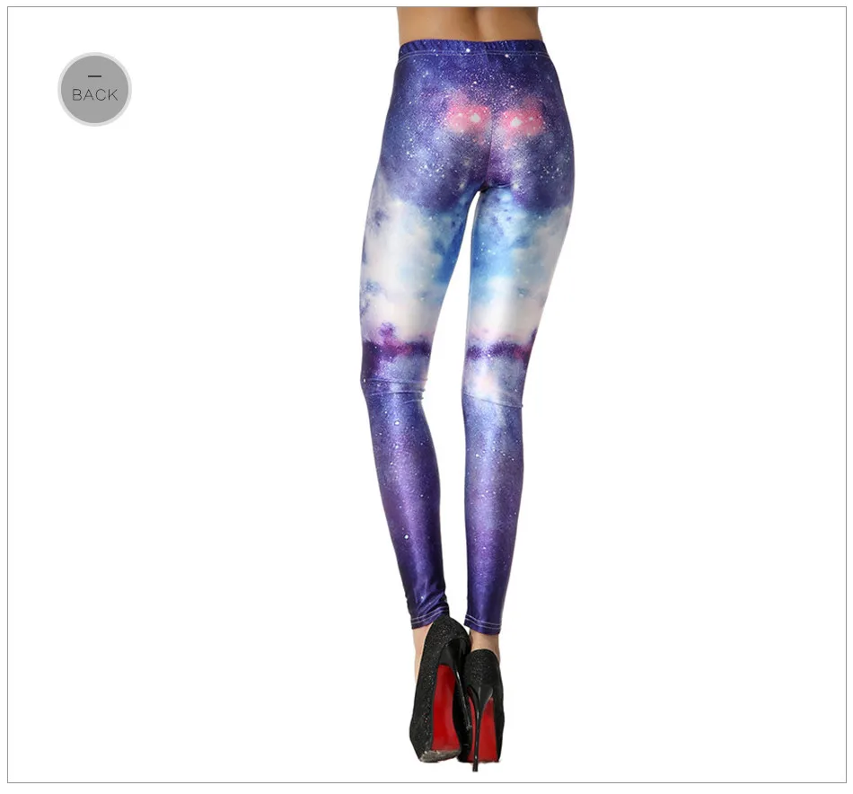 [You're My Secret] Новые модные мягкие эластичные леггинсы для фитнеса Mujer, женские леггинсы для тренировок с изображением галактики и космоса