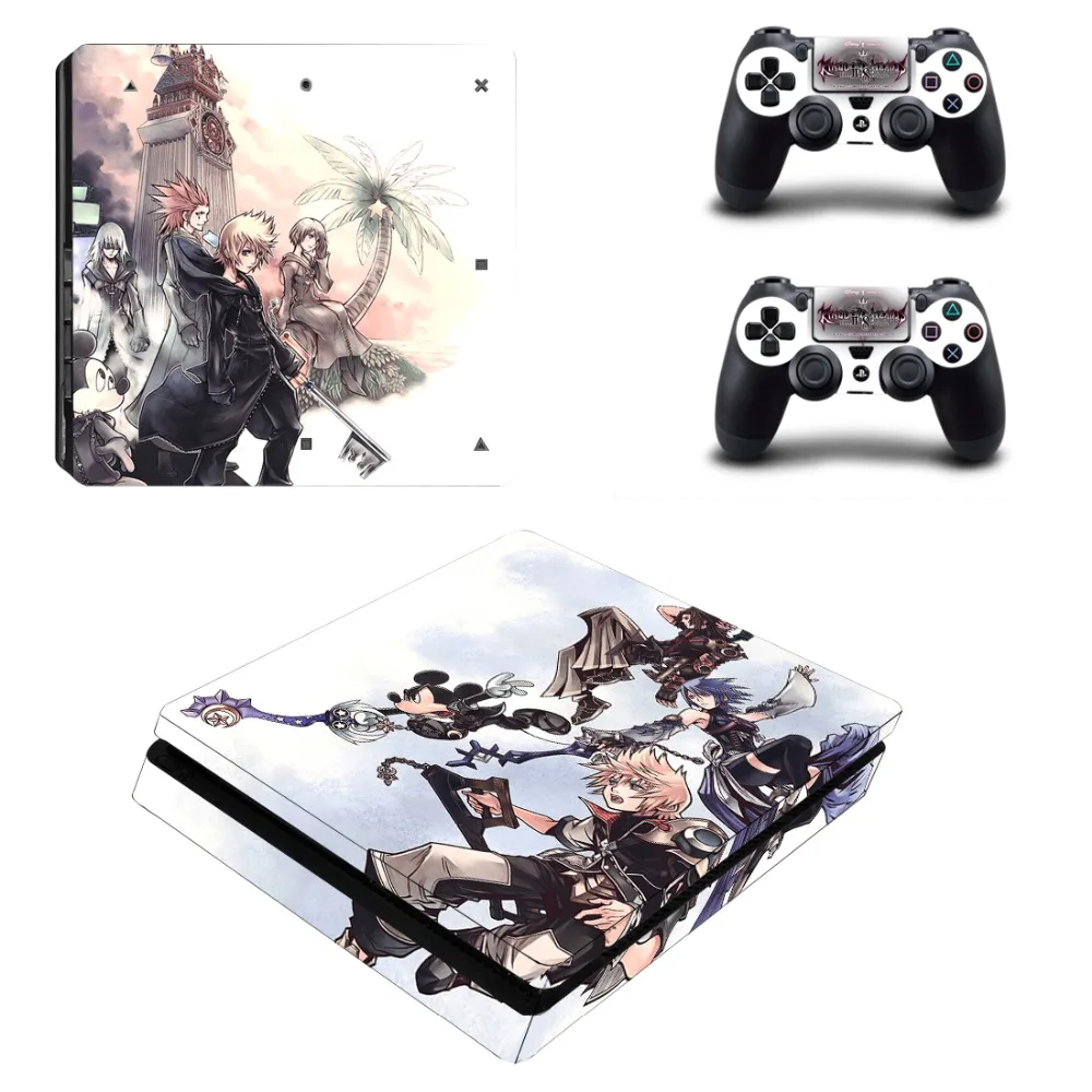 Виниловые наклейки для игровой приставки 4 и 2 контроллеров PS4 Slim Skin|Наклейки| |