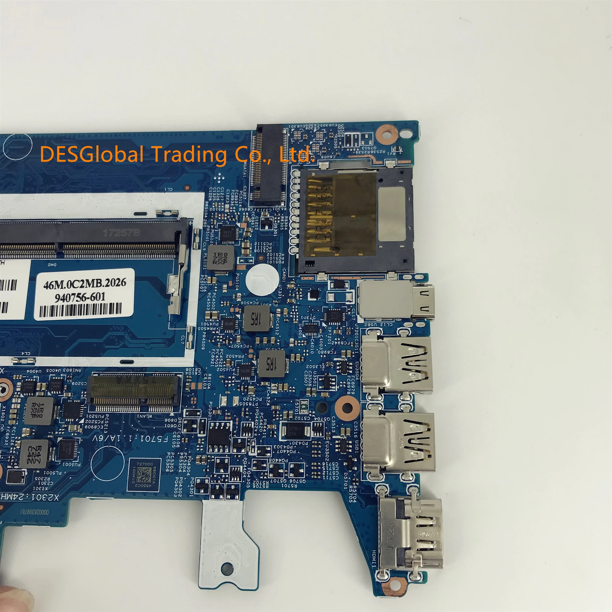 Very best  939383-601 940756-601 For HP PAVILION X360 14-BA 14M-BA Laptop Motherboard 17817-1 i5-8250U SR3LA D