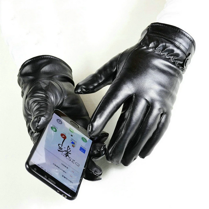 

Airkoul Male Female Motorcycle Gloves villus Winter Warm Touch Screen Motocross Motorbike Biker Racing Car Riding Motor Gloves
