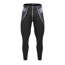 2017 Skull Pants Men Fitness Mens Joggers Compression Pants Male Trousers Bodybuilding Tights Leggings Elastic Breathable Fabric