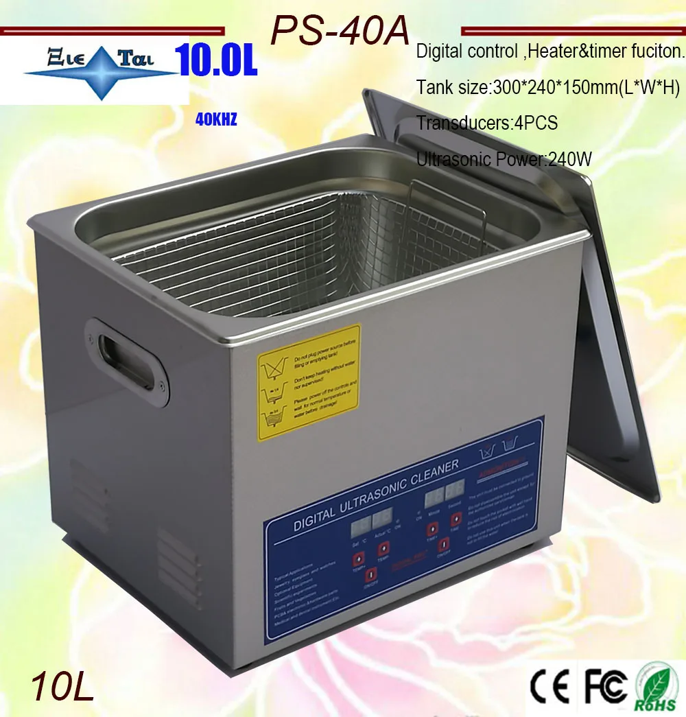 Электронный ультразвуковой очиститель AC110/220, 10 л, 240 Вт|digital ultrasonic|ultrasonic cleanerdigital ultrasonic cleaner | АлиЭкспресс
