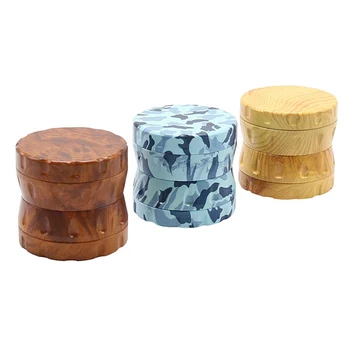 

50pcs/lot Creative Drum Type 63 mm 4-layer Manual Grinding Machine Metal Zinc Alloy Dental Spice Grinder