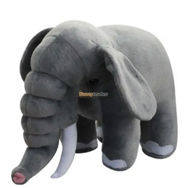Fancytrader 31'' / 80cm Rare Stuffed Big Plush Grey Emulational Africa Elephant Toy, Great GIft For Kids, Free Shipping FT50165 Fancytrader 31'' / 80cm Rare Stuffed Big Plush Grey Emulational Africa Elephant Toy, Great GIft For Kids, Free Shipping FT50165