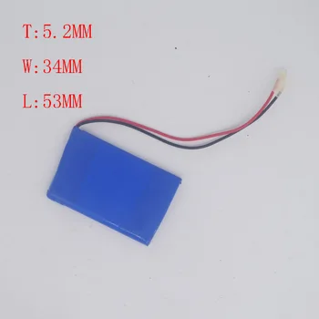 

3.7V Polymer Lithium Battery 503555/523453 Traffic Recorder Story Machine and Other Universal 1000mAh
