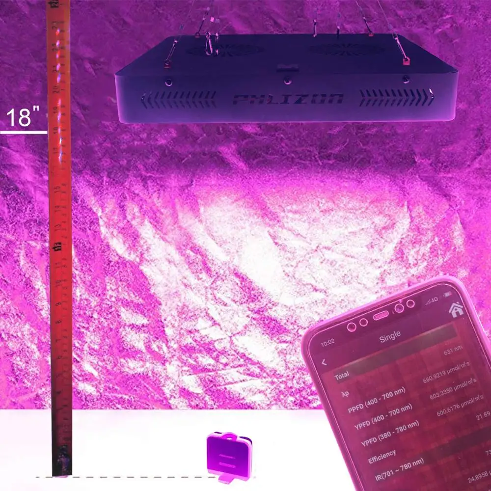 Phlizon 1200 W LED растущий свет led horticole лампы, подходит для рассады цветок Крытый сад гидропоники, вег& Bloom двойной переключат