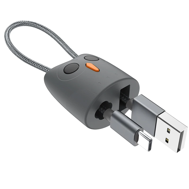 HOCO 1 м 2.4A USB C кабель для huawei P20 lite type C кабель USB зарядное устройство EU штекер type-c кабель для Redmi k20 pro - Цвет: 24cm Gray