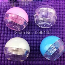 100 шт 5 г сферическая пластиковая бутылочка с кремом/розовый белый синий прозрачный блеск для ногтей порошок контейнер блесток банка