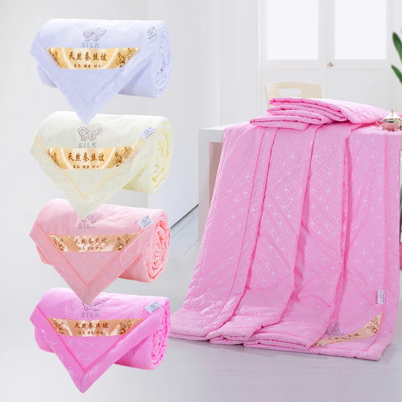 

100% mulberry silk quilt Comforter duvet quilt winter Summer blanket comforters butterfly comforter set Chinese silk Blanket