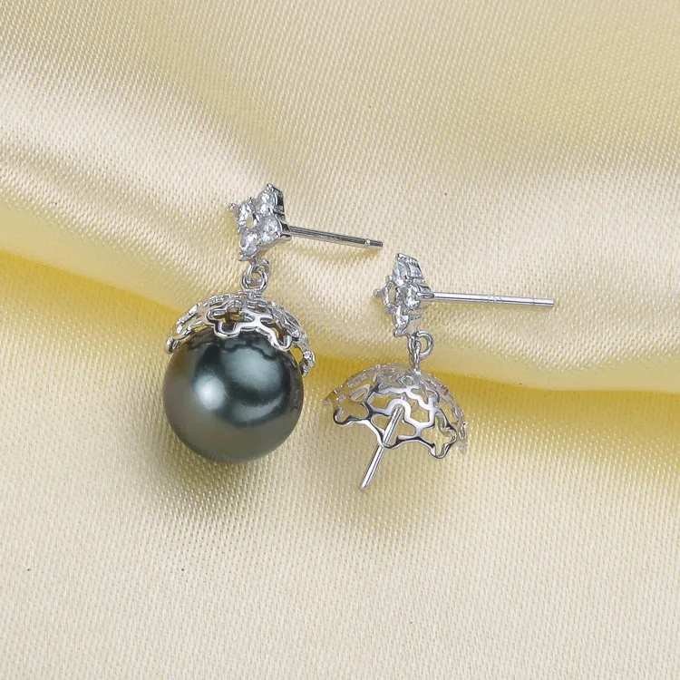 

Pearl Earrings Mountings, Fashionable Earrings Findings, Earrings Settings Jewelry Parts Fittings Drop Earrings Accessories