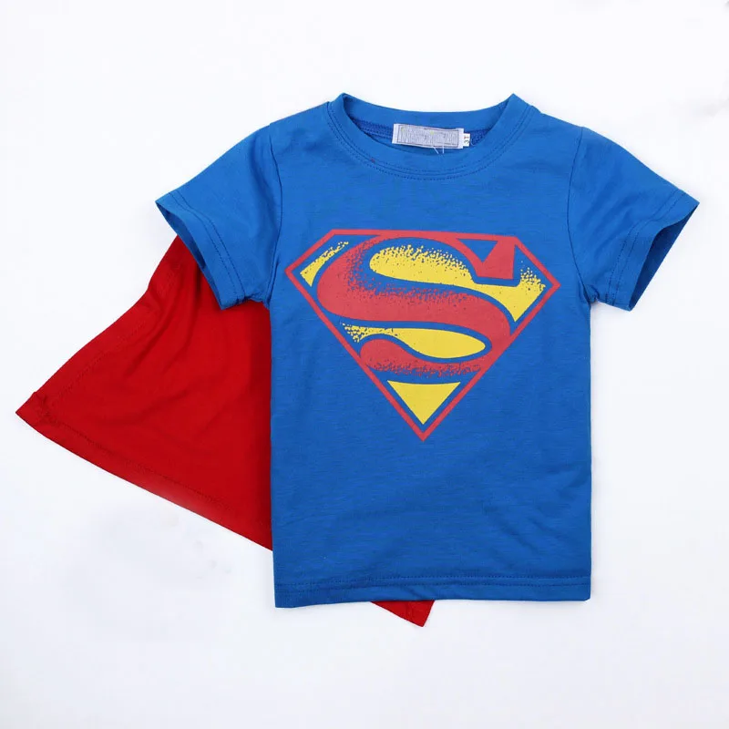 childrens superhero shirt with cape