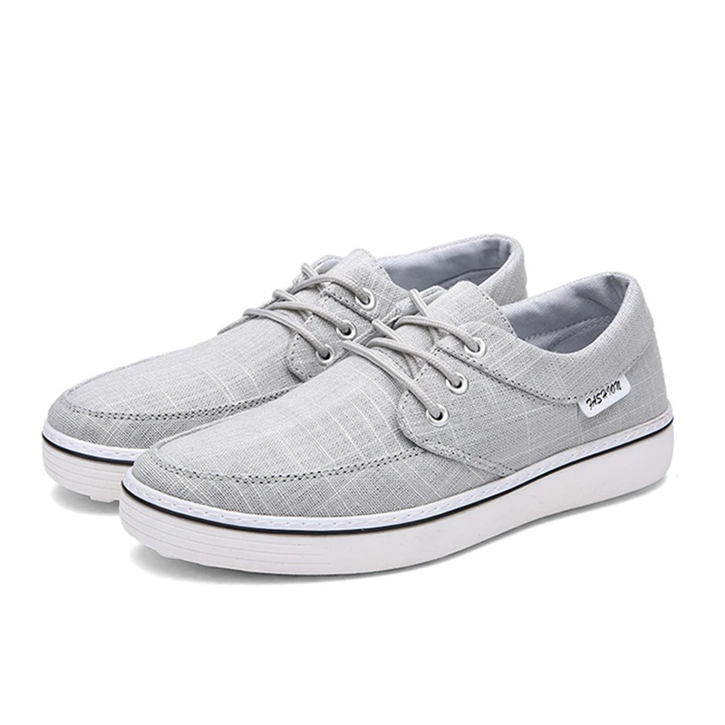 De Casual À blue Pour Mode Arrivée Nouvelle Lacets gray Automne Reetene Toile Mocassins Chaussures Plat Black Printemps Hommes bg6Y7yf