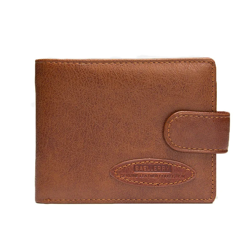 

Men Wallets Cow Genuine Leather Casual Wallet Men Soft Multi-Card Holder Male Coin Pocket Business Men's Small Wallets Purse