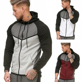 

OA Hoodie Men's Full Zip up Long Sleeve Winter Jacket Coat Sweatshirt Tops Blouses
