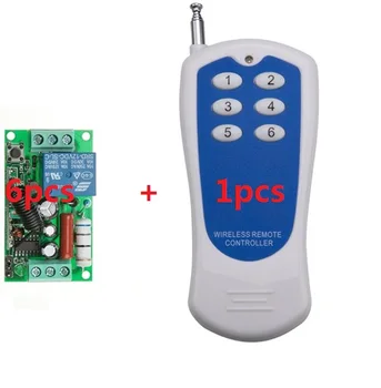 

Smart wireless remote switch 220v,Power Switch System 6 Receiver& 1 Transmitter 6CH 10A Light Lamp LED SMD ON OFF+Free shipping