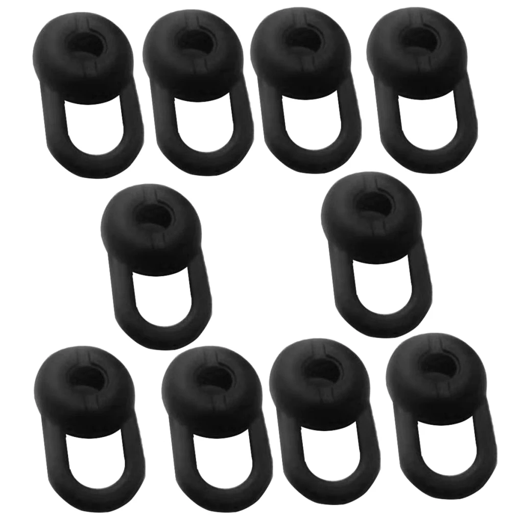 10 Pieces Ear Gel, Replacement Silicone Earbud Gel Tips Fit for M25 M55 M155 M165 M1100 D925 D97 Headset