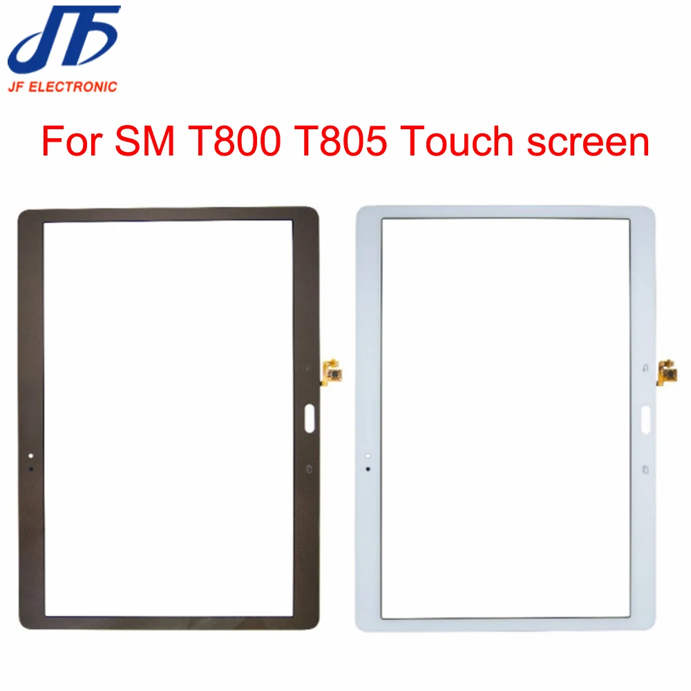50Pcs/lot Black White touch panel For Samsung Galaxy S SM T800 T805 Touch Screen Digitizer Front outer Glass Replacement parts | Компьютеры