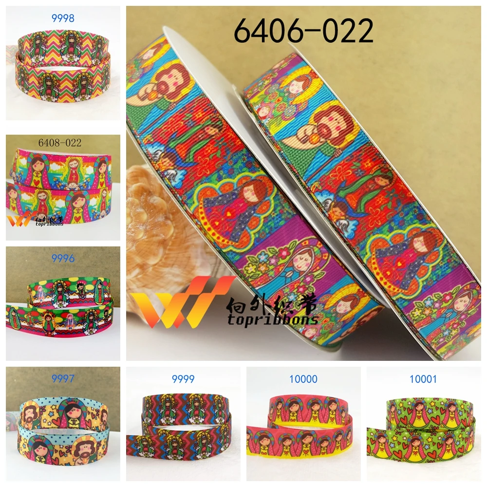 

Free shipping 2018 new arrival 50yards cartoon printed grosgrain ribbons 6406