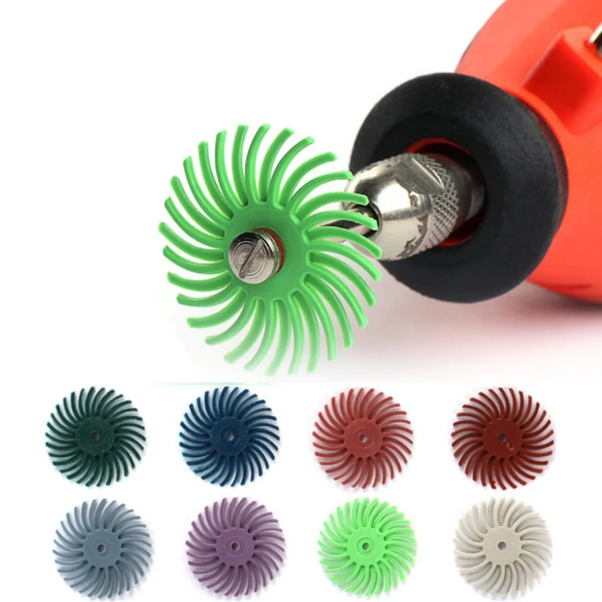 

2Pcs 1"/25 mm Diameter Polishing PadsBuff Bristle Disc Brush Polisher Dental Wood Abrasive Tools